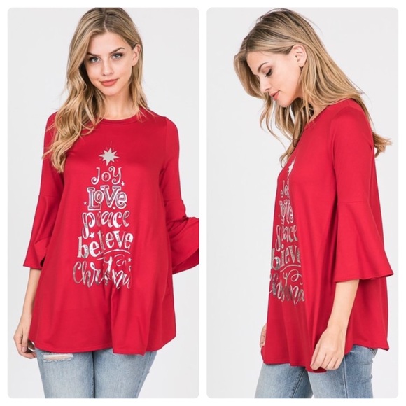 2 for $40❤️PLUS size Christmas top - Picture 10 of 11